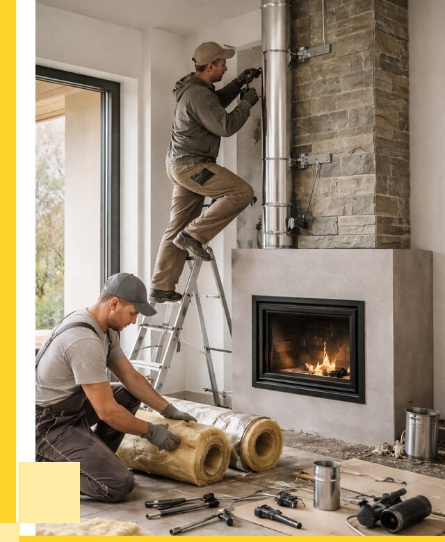 Монтаж дымоходов для каминов в Устях-Куте от 15446 р. ЭриданУтк