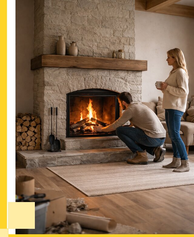 Камины для загородного дома в Устях-Куте от 360395 р., ЭриданУтк