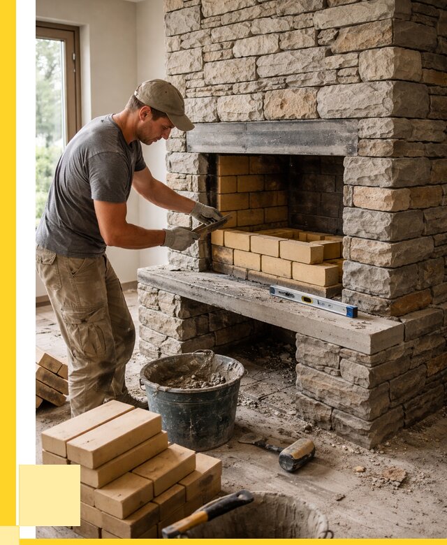 Кладка каминов и камина в Устях-Куте от 25743 р. ЭриданУтк