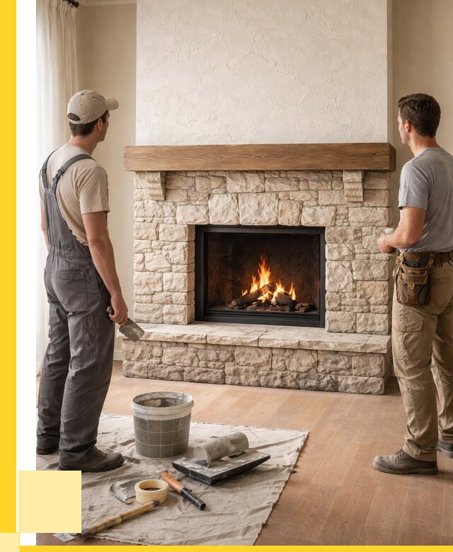 Отделка каминов в Устях-Куте от 6693 р. под ключ | ЭриданУтк