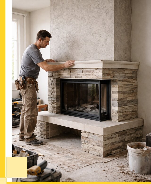 Изготовление каминов под ключ в Устях-Куте от 154455 р. | ЭриданУтк