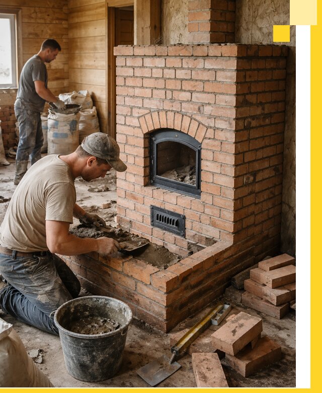 Профессиональное строительство печей в Устях-Куте под ключ