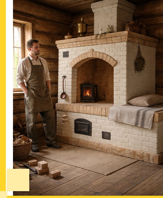 Русские печи с лежанкой под ключ в Устях-Куте от 154455 р. ЭриданУтк