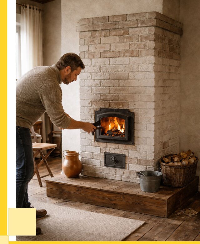 Печь голландка из кирпича в Устях-Куте от 87525 р. | ЭриданУтк