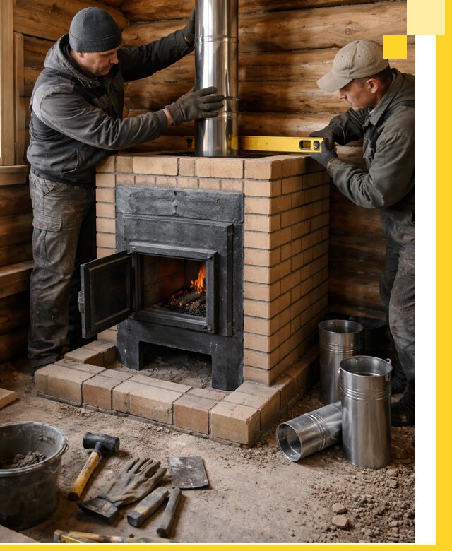 Проектирование, изготовление и установка банных печей в Устях-Куте