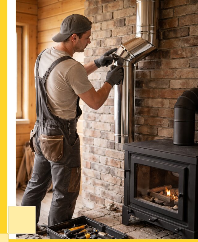 Монтаж дымоходов для печей в Устях-Куте от 7723 р. | ЭриданУтк