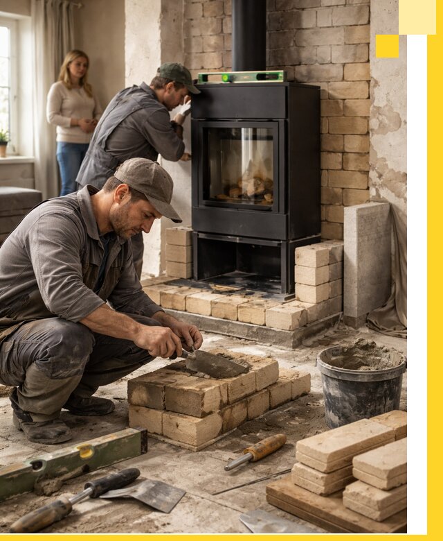 Печи и камины под ключ: проект, установка в Устях-Куте