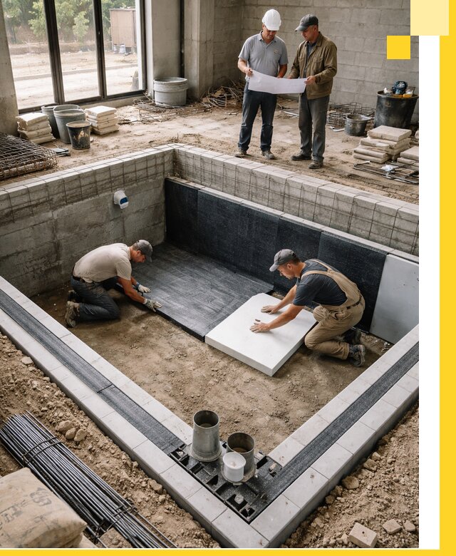 Проекты частных и общественных бассейнов под ключ в Устях-Куте