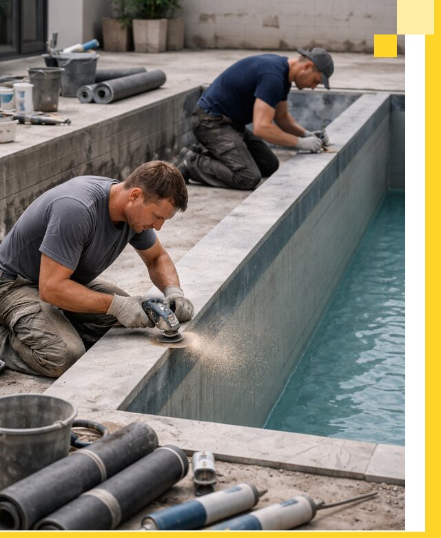 Профессиональный ремонт бассейнов под ключ в Устях-Куте