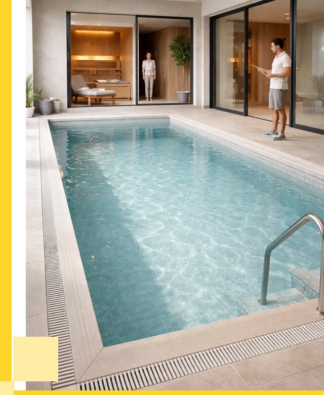 Отделка бассейна пленкой ПВХ в Устях-Куте от 3604 р. - ЭриданУтк