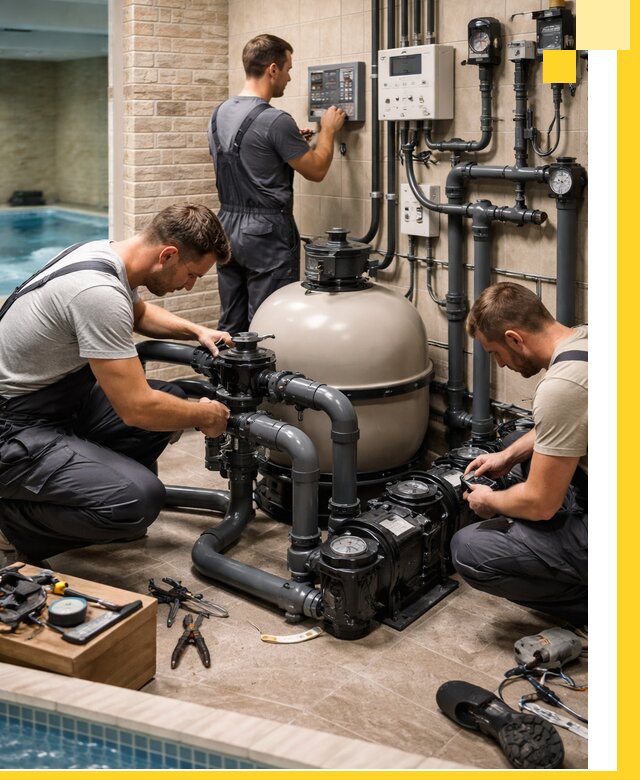 Комплексное оборудование для бассейнов под ключ в Устях-Куте