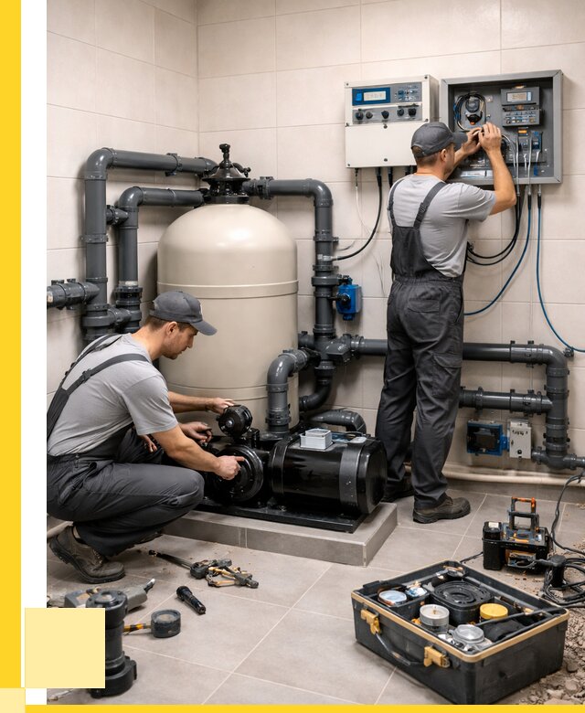 Монтаж оборудования для бассейнов в Устях-Куте от 41188 р. | ЭриданУтк