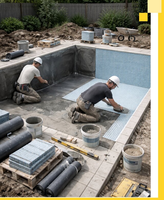 Проектирование и строительство стационарных бассейнов в Устях-Куте