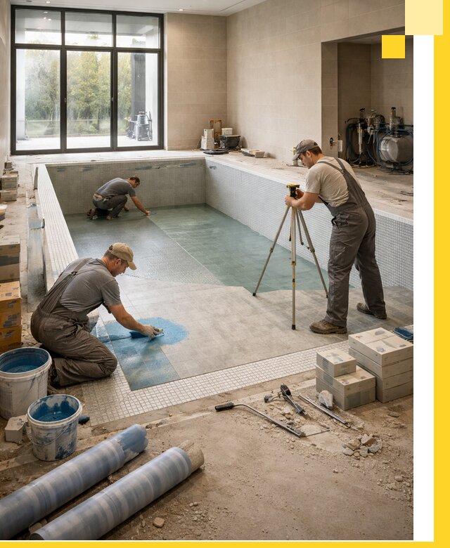 Проект и строительство закрытых бассейнов в Устях-Куте под ключ