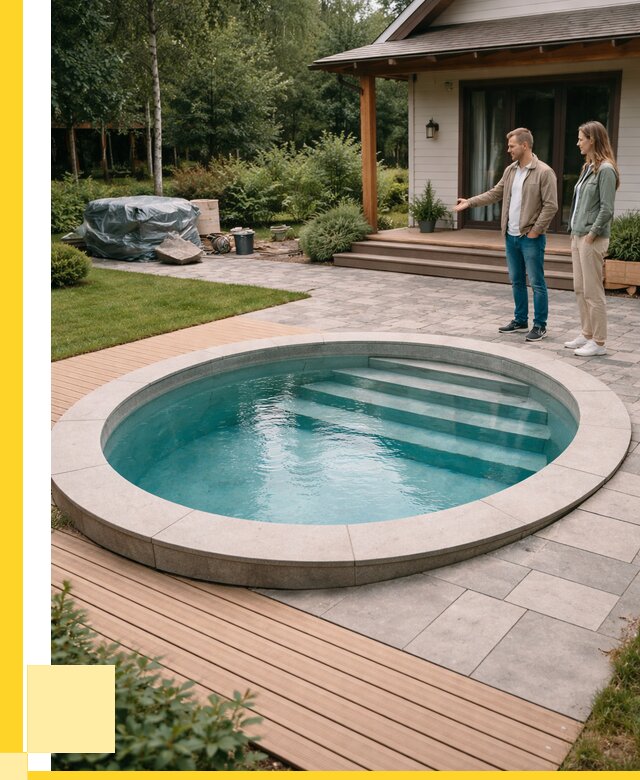 Бассейн на даче под ключ в Устях-Куте от 205940 р., ЭриданУтк