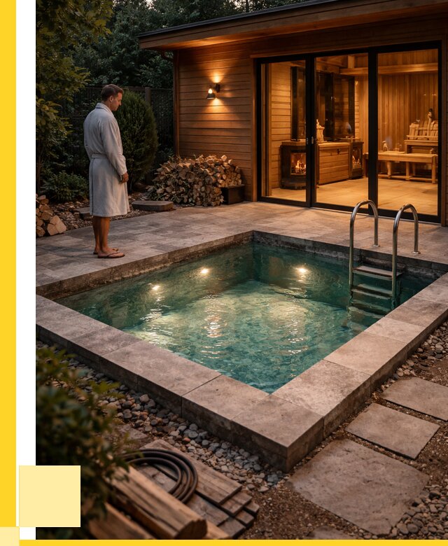 Бани с бассейном под ключ в Устях-Куте от 97822 р. | ЭриданУтк