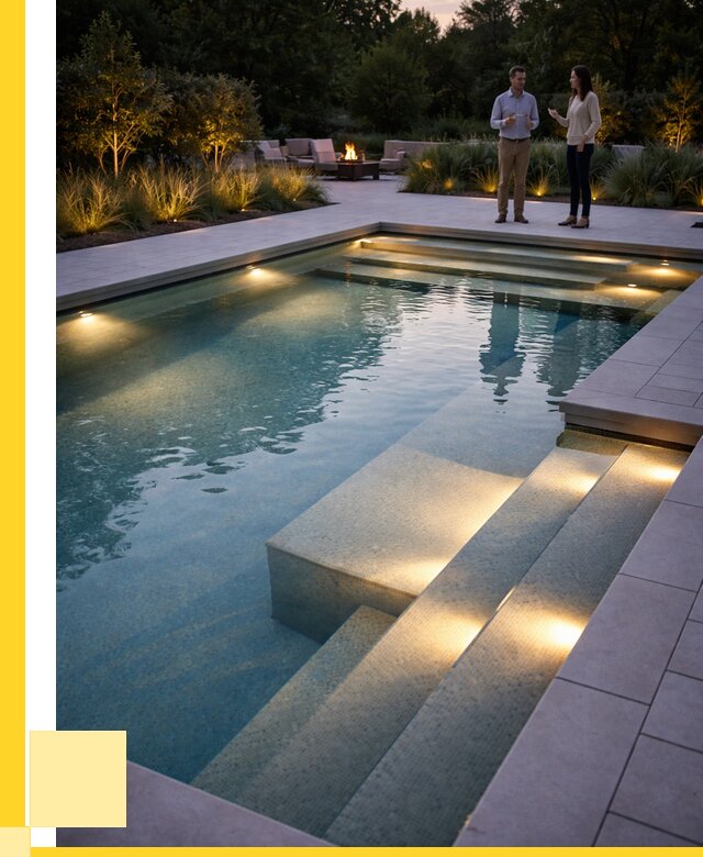 Освещение бассейнов в Устях-Куте под ключ от 25743 р. | ЭриданУтк