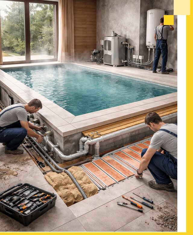 Проектирование и строительство тёплых бассейнов в Устях-Куте