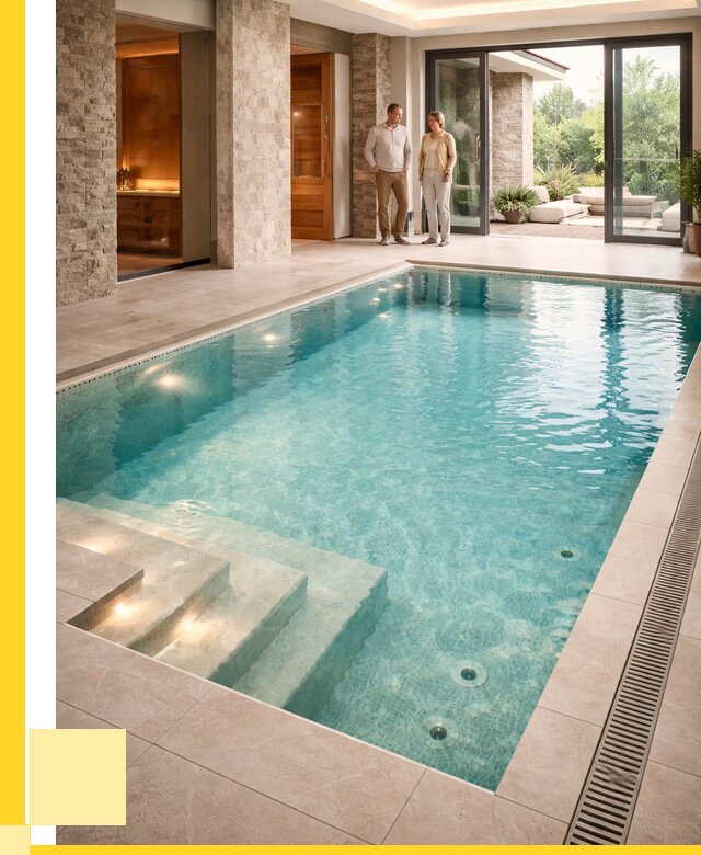 Бассейн во дворе в Устях-Куте: проект, отделка от 1235640 р. | ЭриданУтк