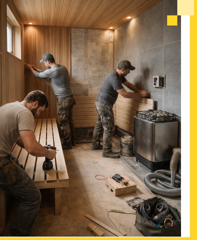 Сауны под ключ в Устях-Куте, проектирование, строительство, отделка