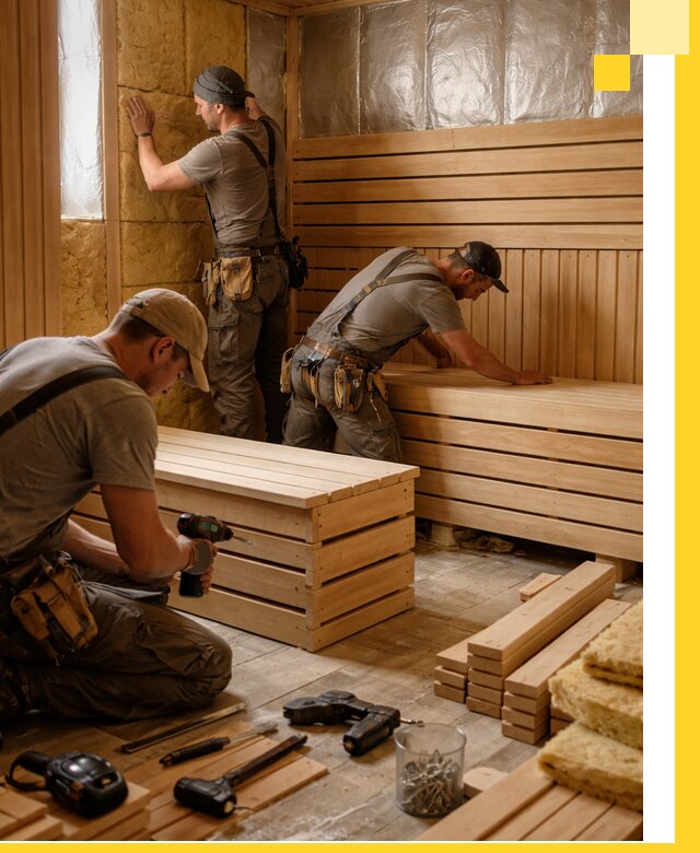 Профессиональное строительство саун под ключ в Устях-Куте