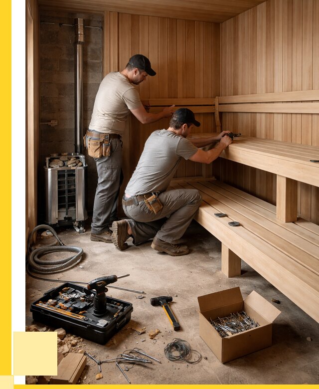 Монтаж саун под ключ в Устях-Куте от 123564 р. | ЭриданУтк