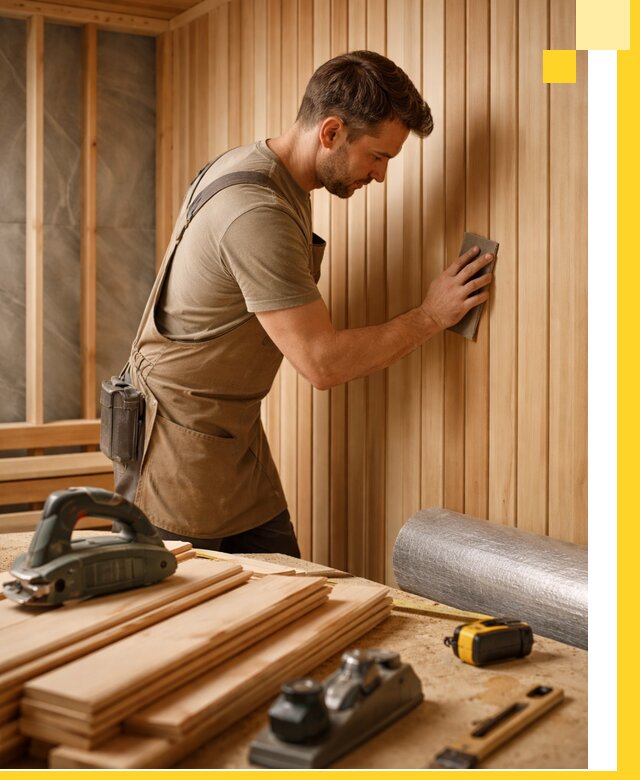 Профессиональная отделка саун и парных под ключ в Устях-Куте