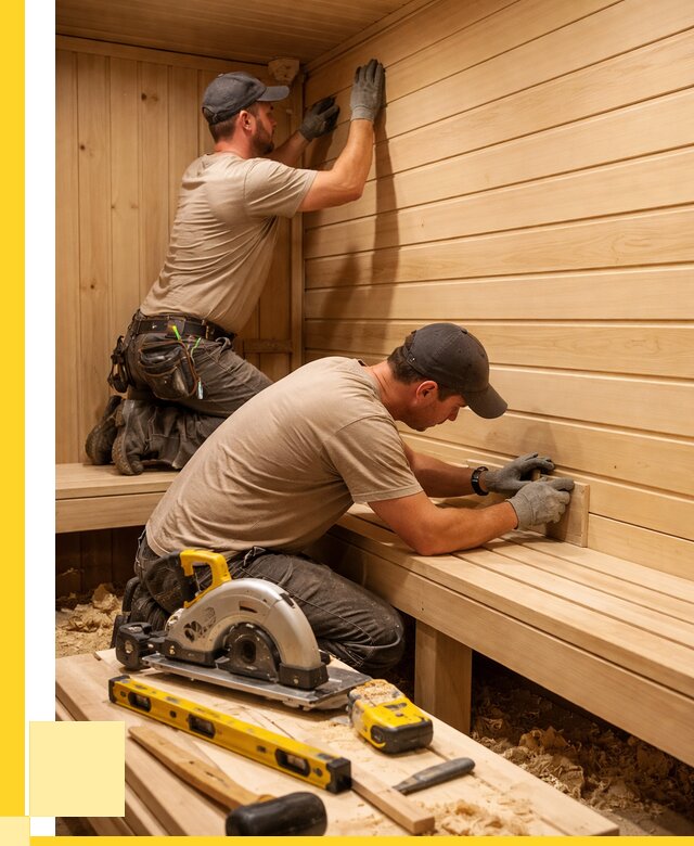 Обшивка саун вагонкой в Устях-Куте от 2574 р. | ЭриданУтк