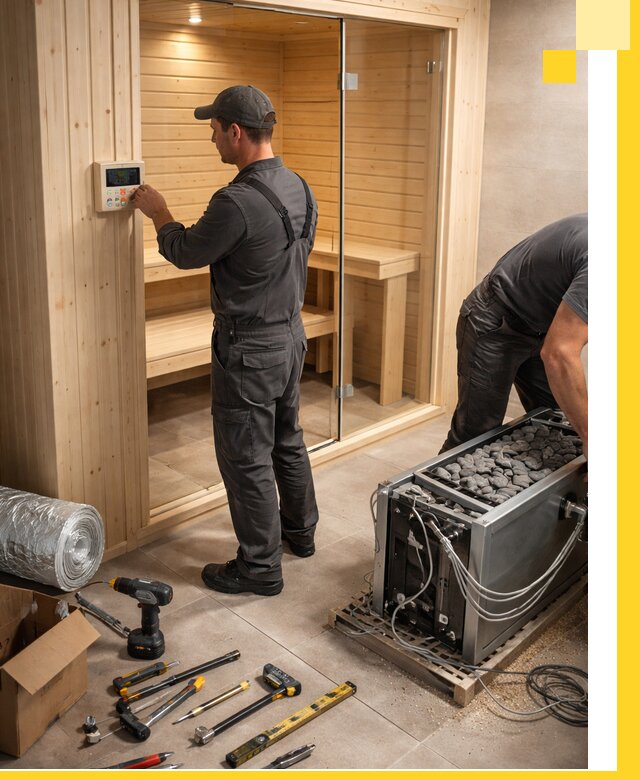 Поставка, установка и монтаж электрических саун в Устях-Куте