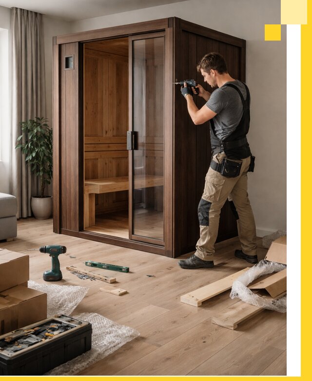 Установка и производство мини саун под ключ в Устях-Куте