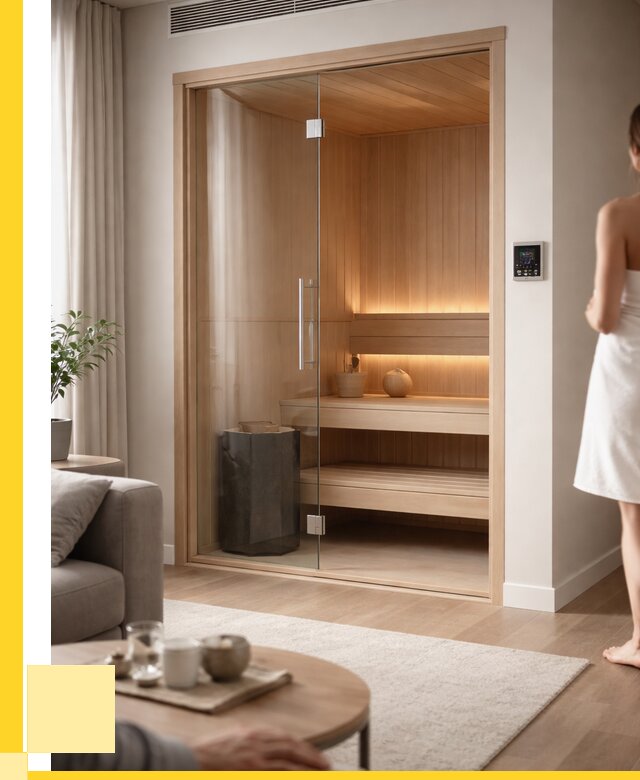 Сауна в квартире под ключ в Устях-Куте от 123564 р. ЭриданУтк