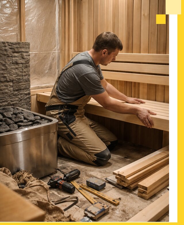 Сауны для дома под ключ с проектированием и монтажом в Устях-Куте