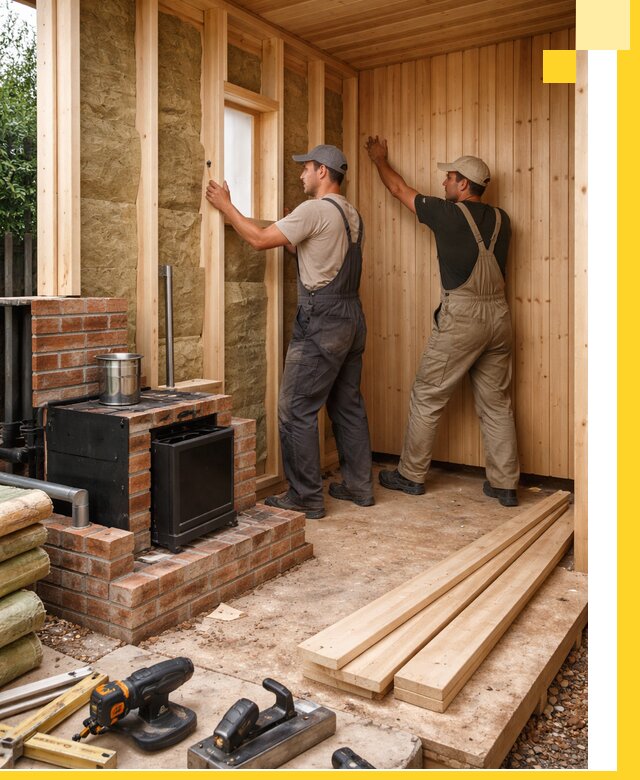 Строительство и установка дачных саун под ключ в Устях-Куте