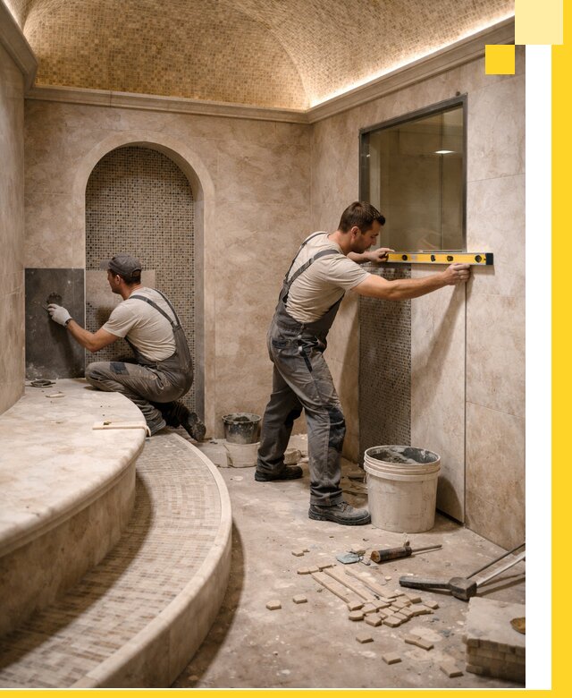 Проектирование и строительство саун с хамамом под ключ в Устях-Куте