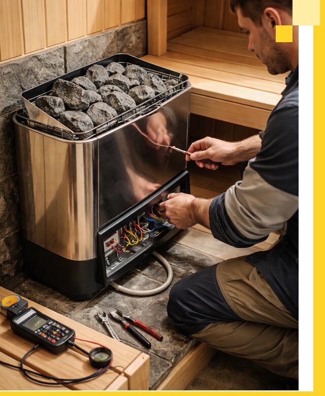 Продажа и установка электрокаменок для саун в Устях-Куте