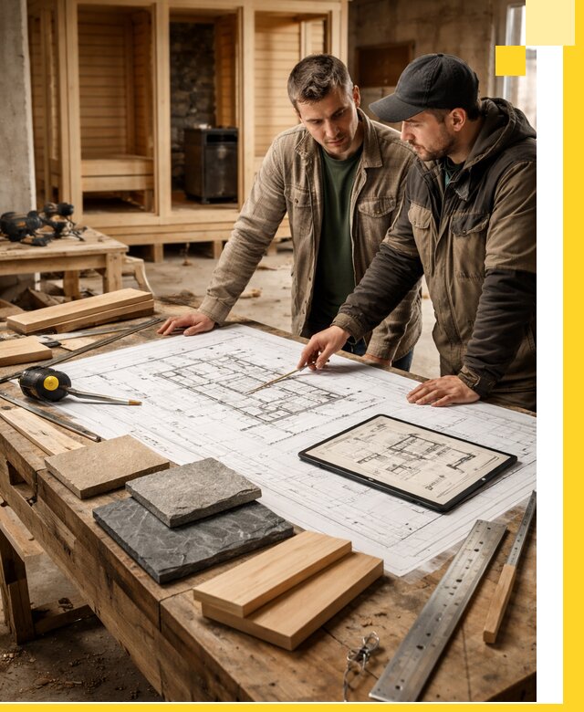 Проекты бань под ключ и планы строительства в Устях-Куте