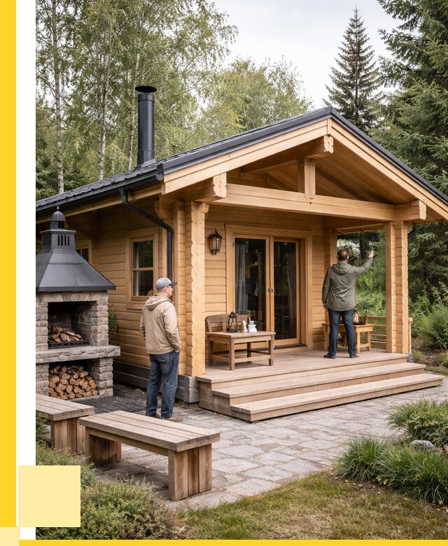 Деревянные бани под ключ в Устях-Куте от 463365 р. | ЭриданУтк