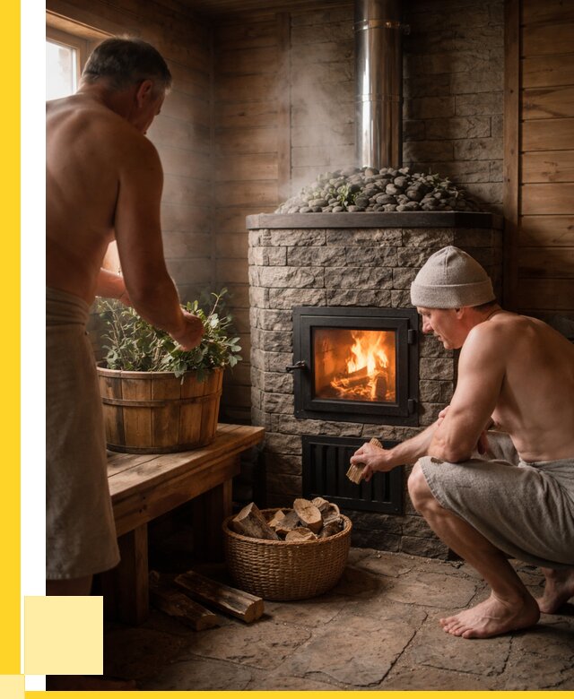 Банные печи под ключ в Устях-Куте от 46337 р. | ЭриданУтк кирпичная