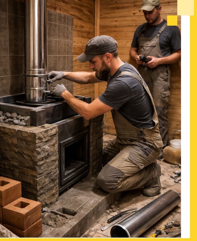 Изготовление и установка банных печей под ключ в Устях-Куте