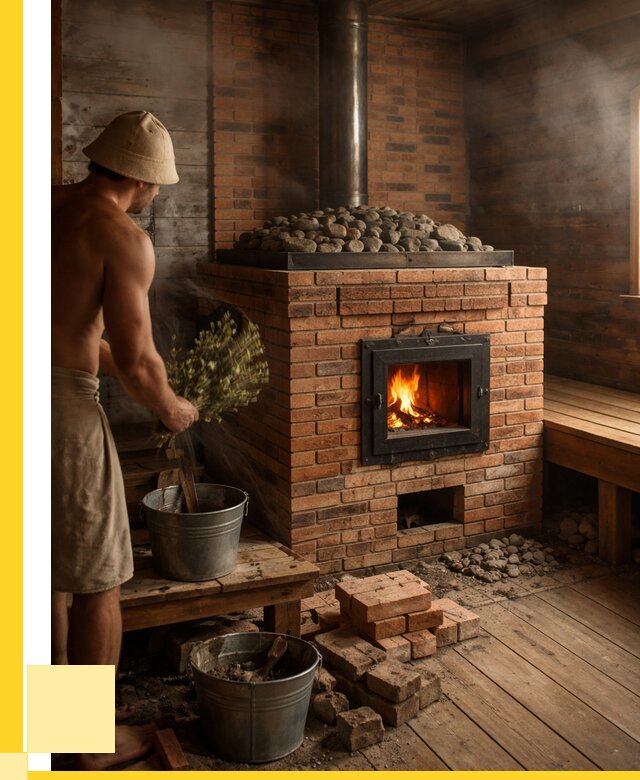 Кирпичные банные печи в Устях-Куте от 92673 р. | ЭриданУтк