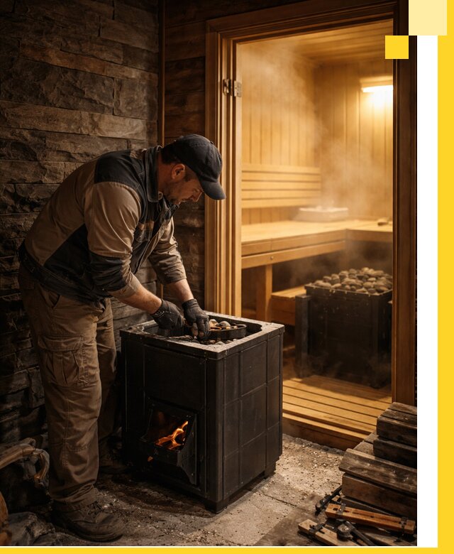 Строительство бани с сауной под ключ в Устях-Куте от проекта до сдачи