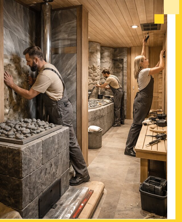 Строительство бань и SPA процедур в Устях-Куте под ключ и отделкой