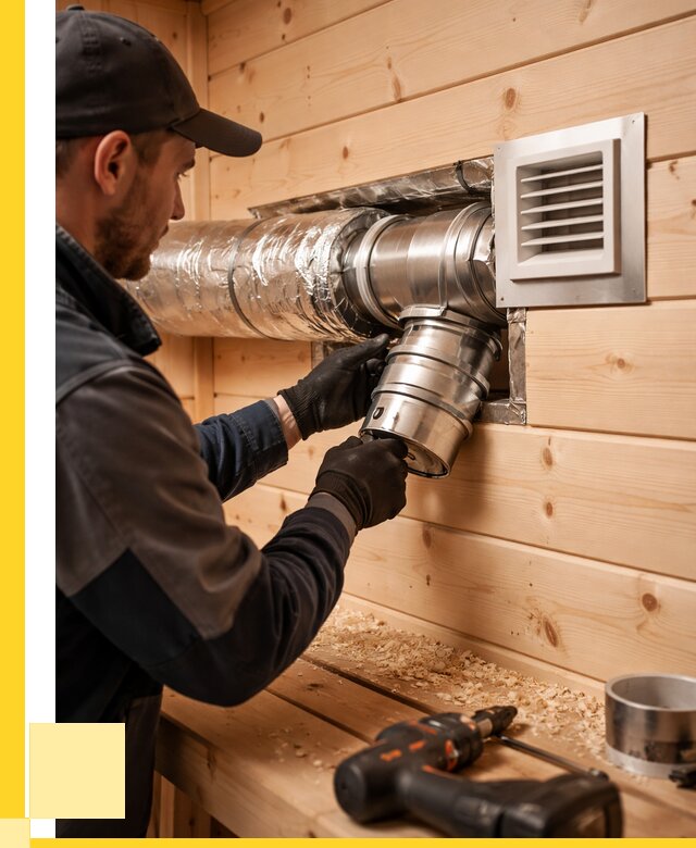 Монтаж вентиляции бани в Устях-Куте от 12356 р. | ЭриданУтк