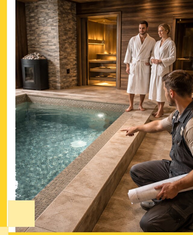 Проект бани с бассейном под ключ в Устях-Куте от 66931 р. | ЭриданУтк