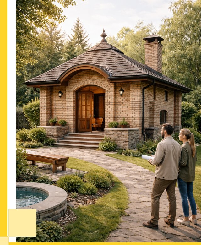 Проект кирпичной бани в Устях-Куте от 30891 р. | ЭриданУтк