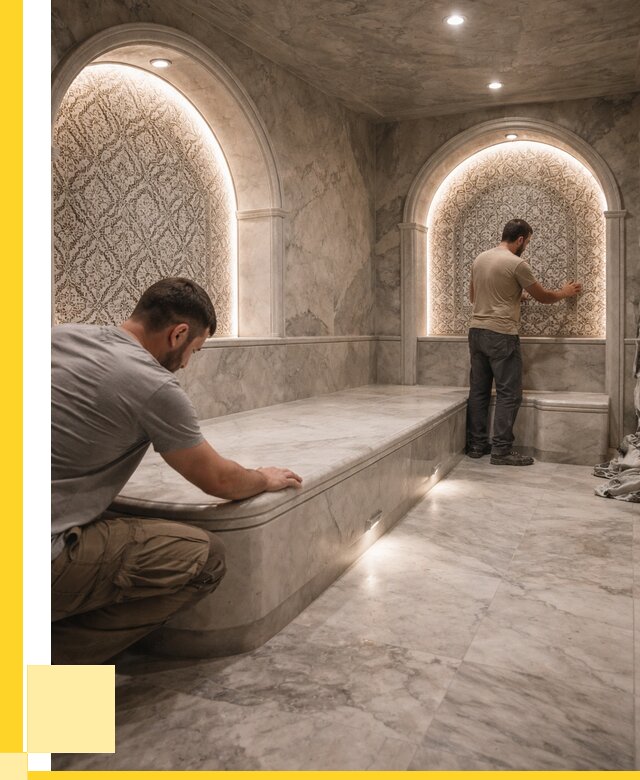 Турецкие бани под ключ в Устях-Куте от 257425 р. | ЭриданУтк