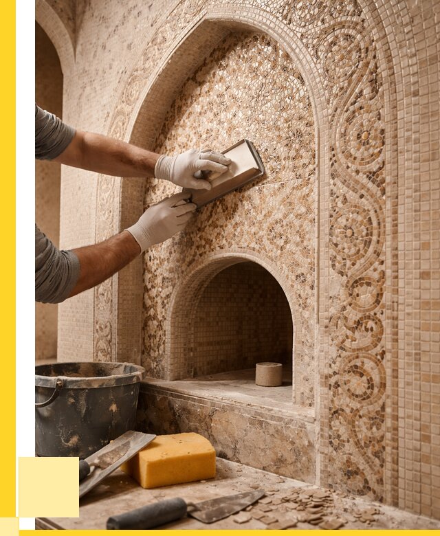 Мозаика для хамама в Устях-Куте под ключ от 5149 р. | ЭриданУтк