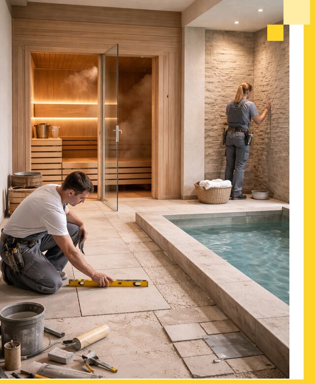 Комплексный дизайн и отделка интерьеров SPA под ключ в Устях-Куте